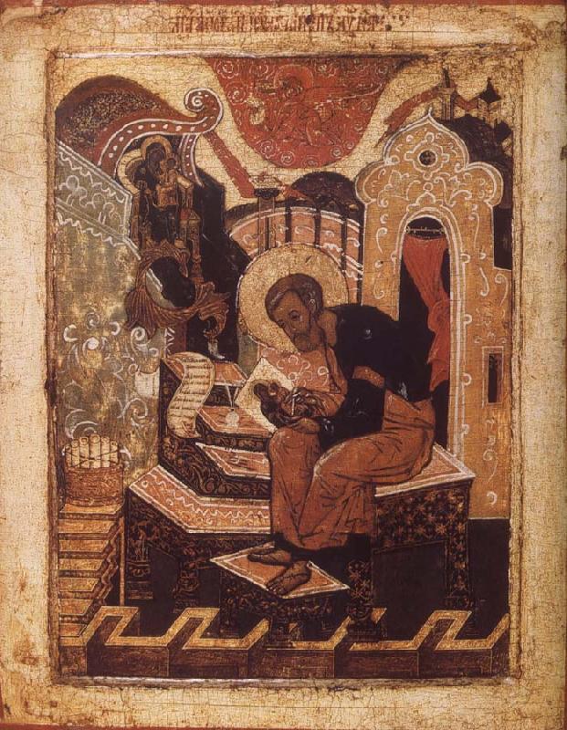 unknow artist Saint Luke theEvangelist Painting the Ico of the Virgin china oil painting image